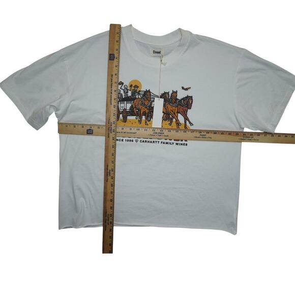 Elwood x Carhartt Family Wines “Horsepower” Tee – Size XL – NWT - Picture 4 of 4